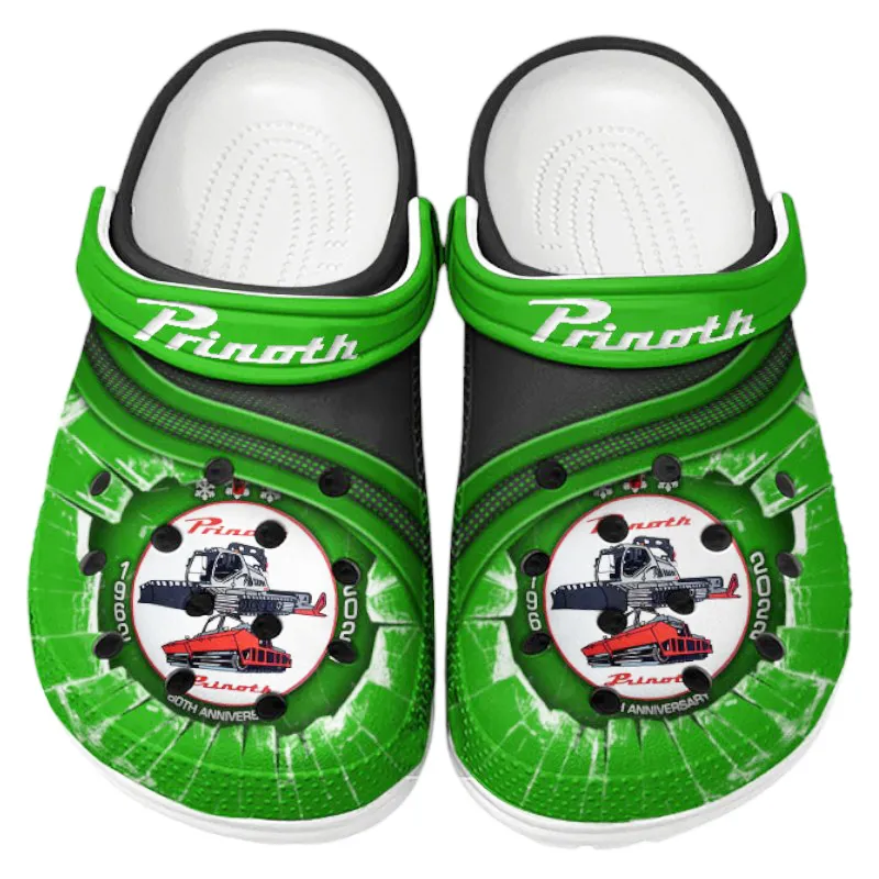 Mountain Work Machine Lover’s All Over Print Clog, Slip-On Shoes for Daily Comfort and Garage Style CAR188 - Green