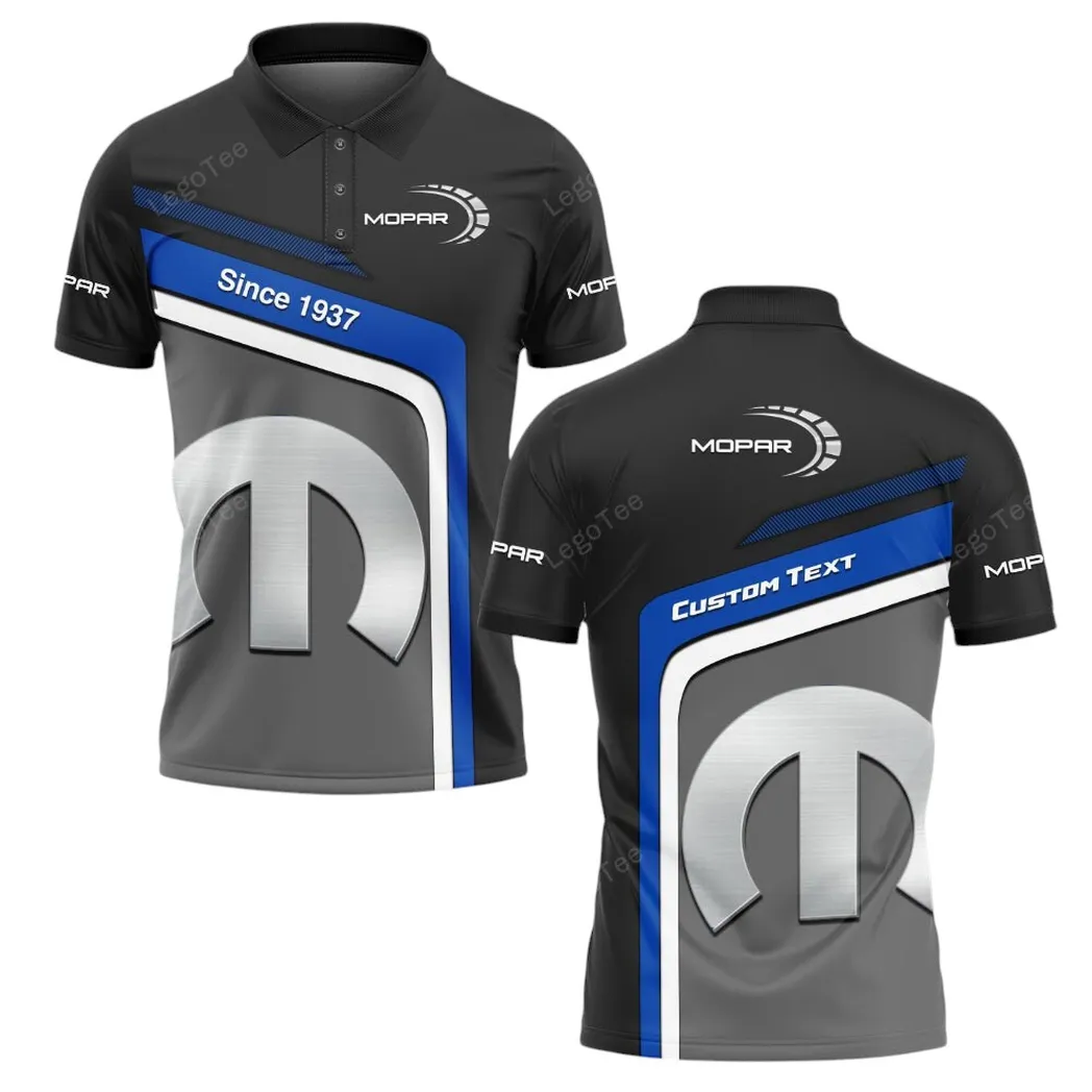 Muscle Car Parts Polo Shirt, Lightweight Streetwear Polo For Car Enthusiasts CAR11103032554