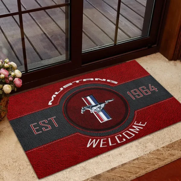 Speed Machine Doormat, All Over Print Doormat For Car Owners CAR169 - Red