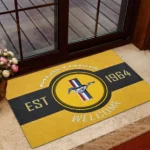 Racing Car Doormat, All Over Print Doormat For Car Fans CAR169 - Yellow
