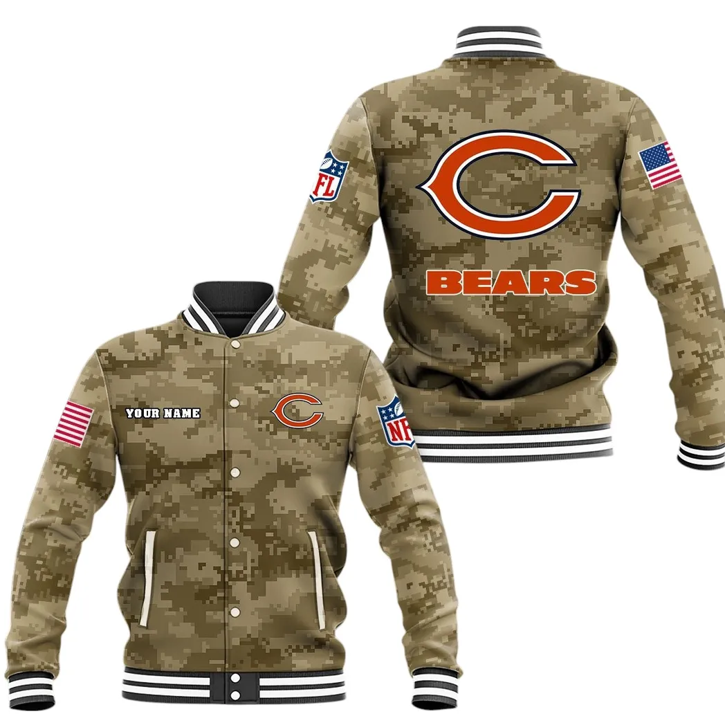 Navy Claws Baseball Jacket, Classic Fan Game Jacket DNFL128 - Brown