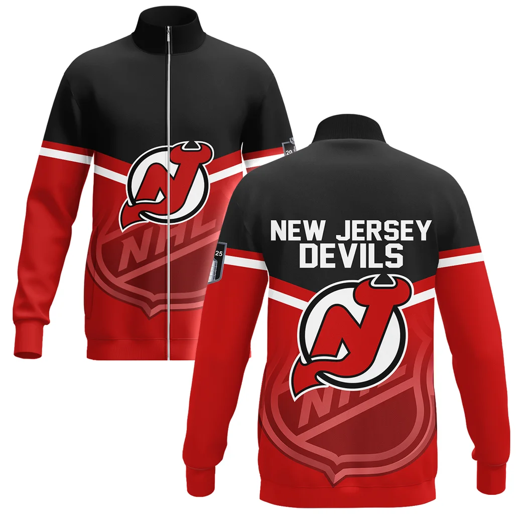 Net Power Stand Collar Jacket, Casual Fit Game Day Ready Jacket HVN1054NJ