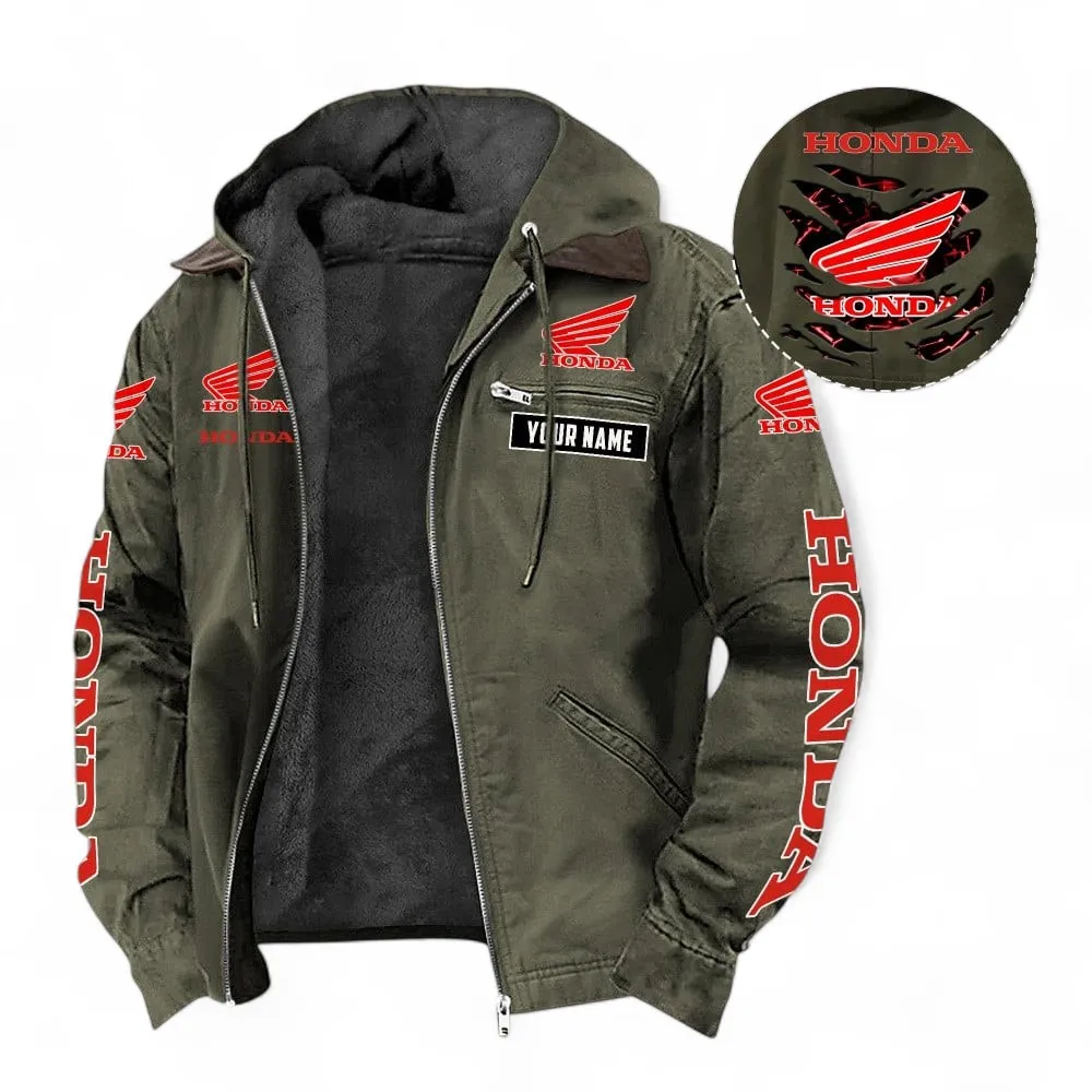 Off-Road Bike Hooded And Flannel Hoodie, Exclusive Logo Hoodie For Motor Lovers CAR391 - Green