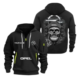 Hoodie Half Zipper Exclusive Logo Gift For Passenger Vehicle Enthusiasts CAR166 - Black