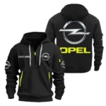 Passenger Vehicle Hoodie Half Zipper, Exclusive Logo Hoodie For Passenger Vehicle Enthusiasts CAR200 - Black