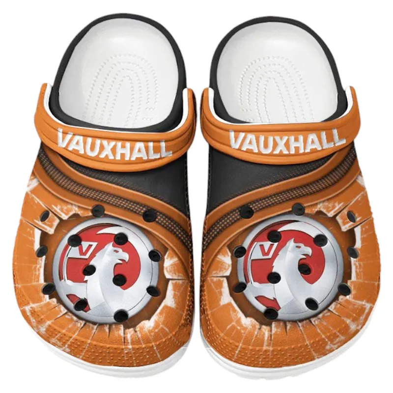 Orange Custom Practical Estate Car All Over Print Clog, Car Culture Inspired Footwear Gift for Men and Women CAR188