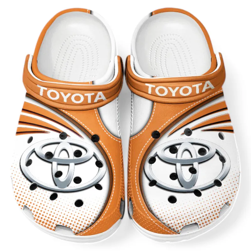 Orange Edition Sedan Inspired All Over Print Clog, Perfect Gift Footwear for Automotive Enthusiasts CAR181