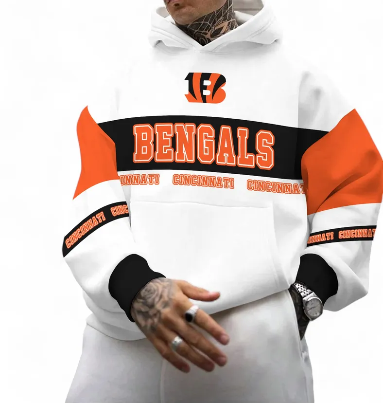 Orange Pride Hoodie, Casual Sport Fullover Hoodie NFL530