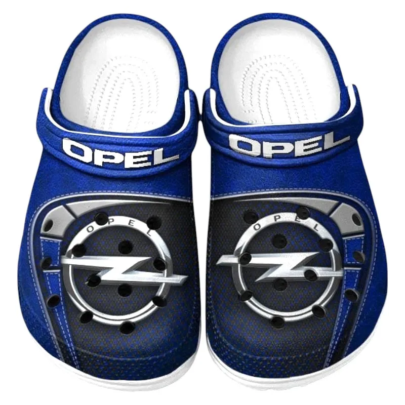 Passenger Vehicle Culture Clog, Stylish All Over Print Lightweight Shoes for Auto Fans and Streetwear Style CAR177 - Blue