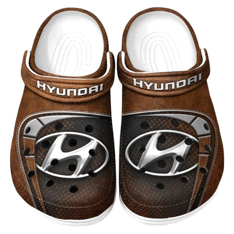 Passenger Vehicle Culture Clog, Stylish All Over Print Lightweight Shoes for Auto Fans and Streetwear Style CAR177 - Brown