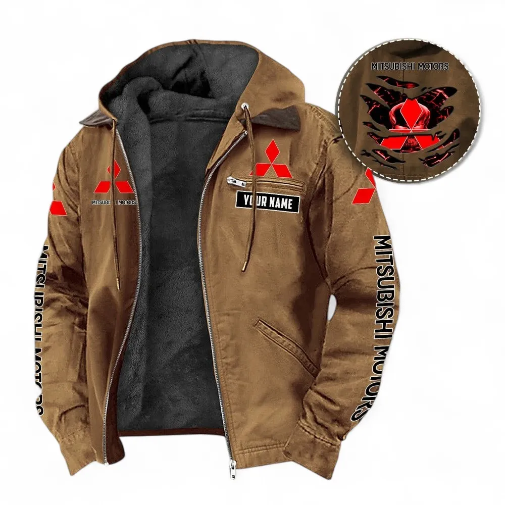 Performance Auto Hooded And Flannel Hoodie, Adventure & Urban Fit Hoodie For Car Lovers CAR391 - Camel