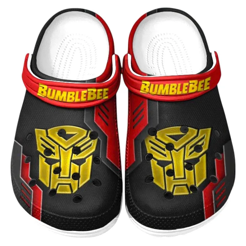 Performance Car Culture Clog, Stylish All Over Print Lightweight Shoes for Auto Fans and Streetwear Style CAR185 - Red