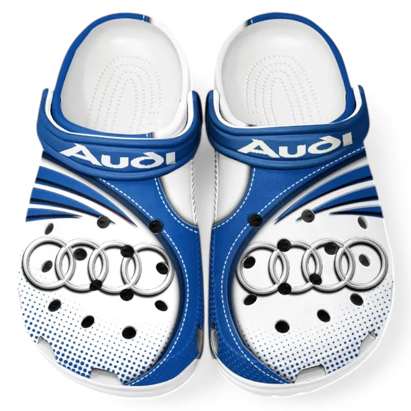 Performance Cruiser Culture Clog, Stylish All Over Print Lightweight Shoes for Auto Fans and Streetwear Style CAR181 - Blue