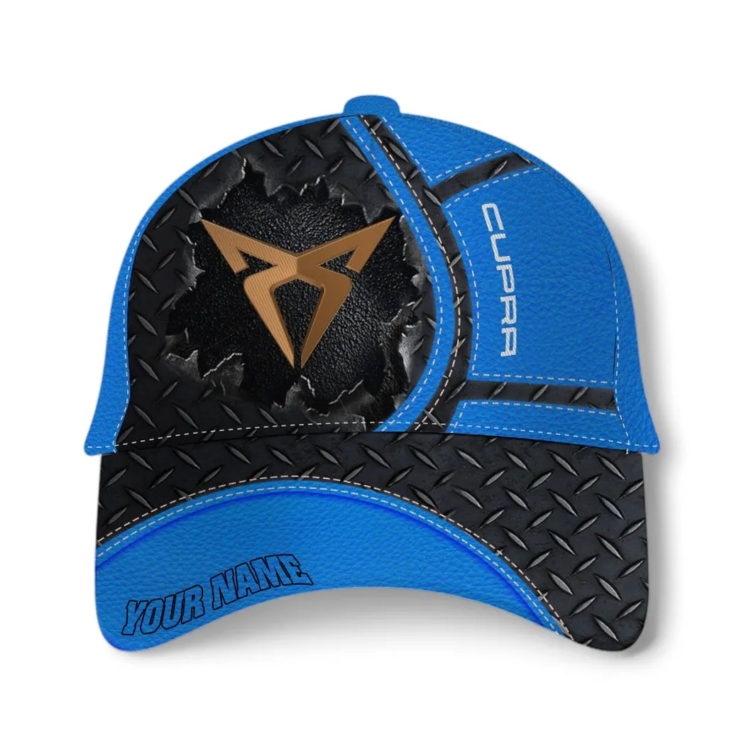 Performance Hatchback Classic Cap, Petrolhead Baseball Cap For Auto Enthusiasts CAR490 - Blue