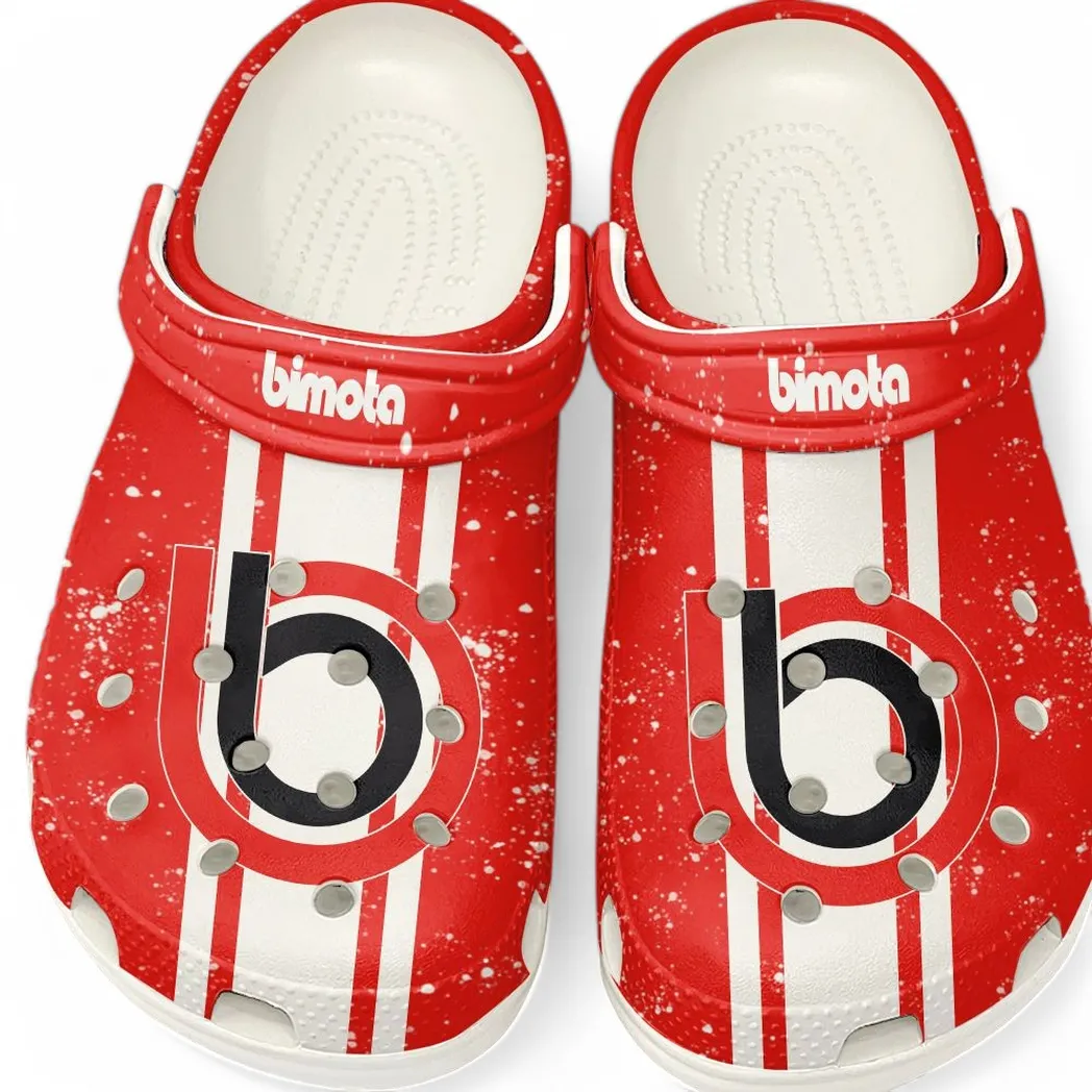 Performance Machine Lover’s All Over Print Clog, Slip-On Shoes for Daily Comfort and Garage Style CAR620 - White