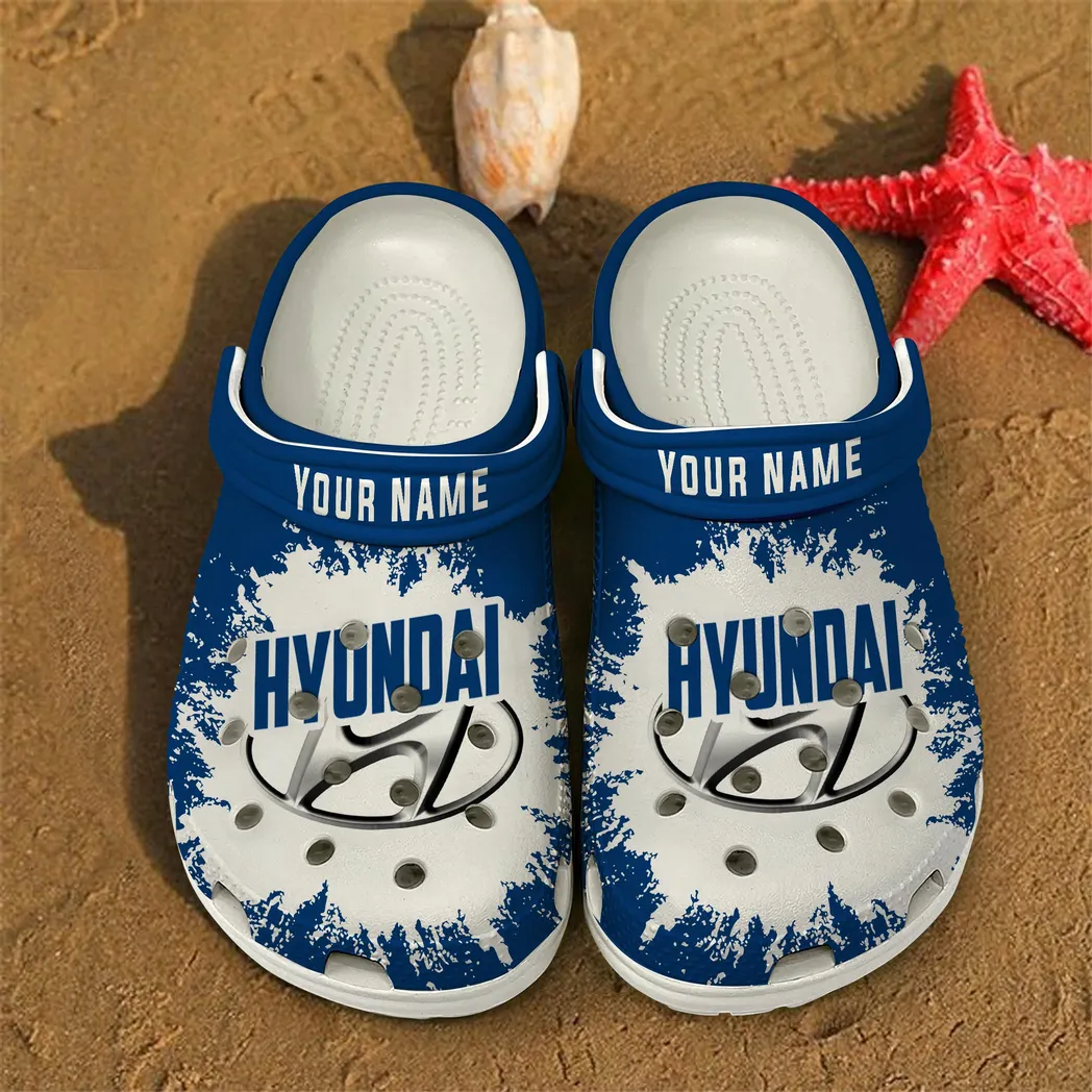 Personalized City Car Design Clog, Full Print Slip-On Footwear Gift for Car Lovers DCAR46 - White