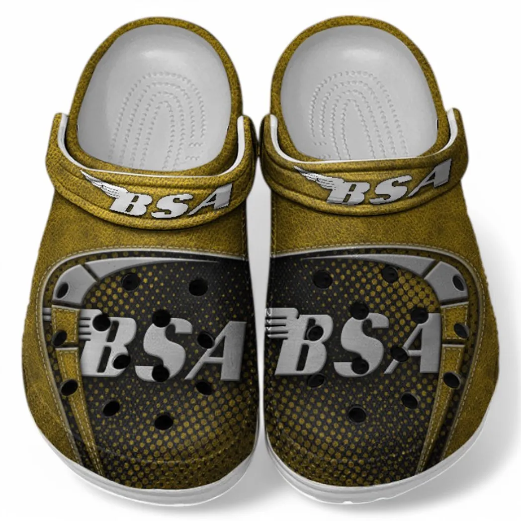 Personalized Collectible Bike Design Clog, Full Print Slip-On Footwear Gift for Car Lovers CAR183 - Yellow