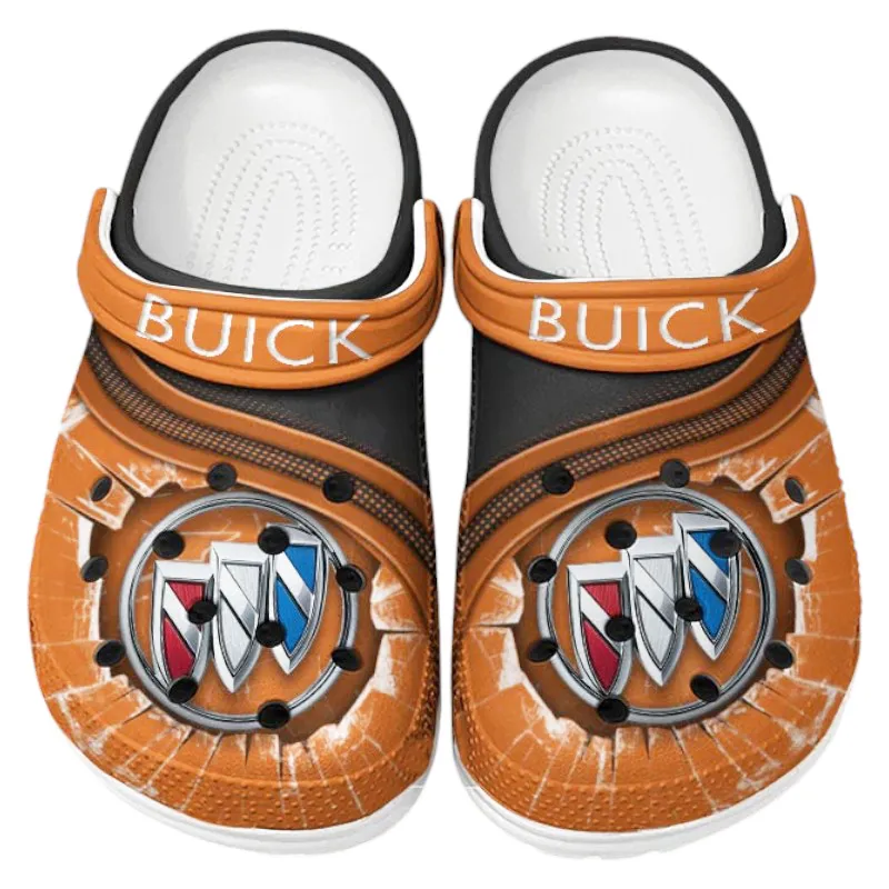 Personalized Comfort-Oriented Car Design Clog, Full Print Slip-On Footwear Gift for Car Lovers CAR188 - Orange