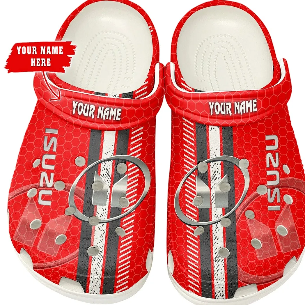 Personalized Commercial Workhorse Design Clog, Full Print Slip-On Footwear Gift for Car Lovers CAR820 - White
