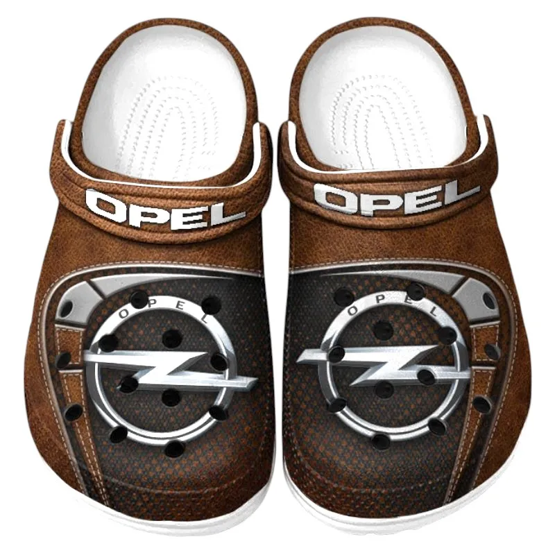 Personalized Daily Driver Design Clog, Full Print Slip-On Footwear Gift for Car Lovers CAR177 - Brown