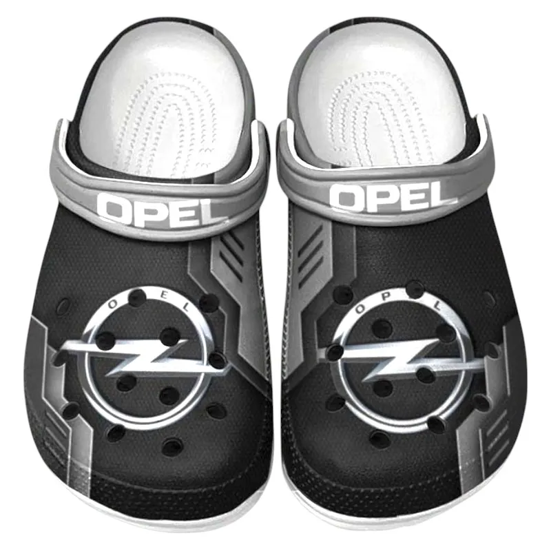 Personalized Daily Driver Design Clog, Full Print Slip-On Footwear Gift for Car Lovers CAR185 - Gray
