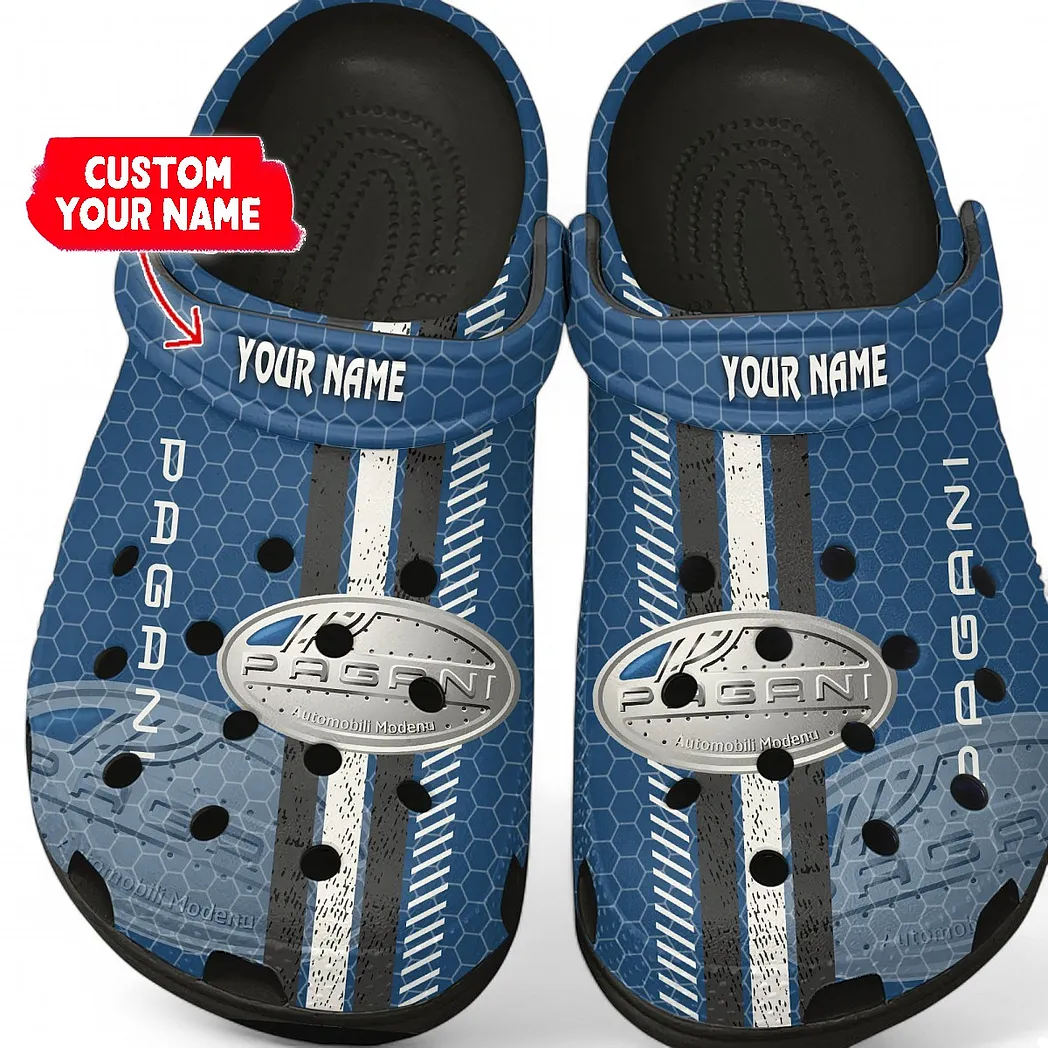 Personalized Daily Driver Design Clog, Full Print Slip-On Footwear Gift for Car Lovers CAR820 - Black