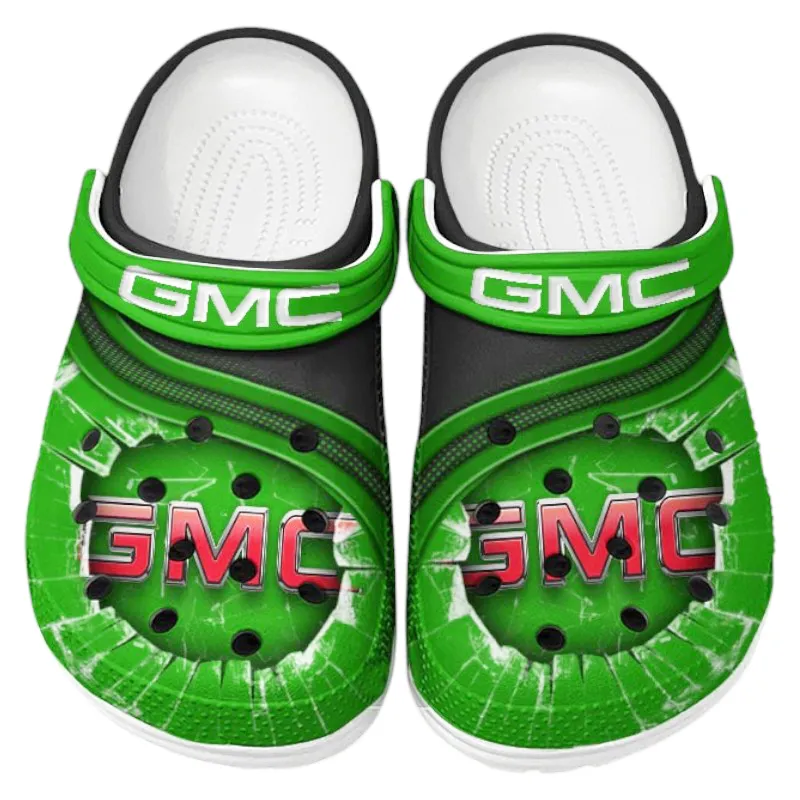 Personalized Durable Utility Vehicle Design Clog, Full Print Slip-On Footwear Gift for Car Lovers CAR188 - Green