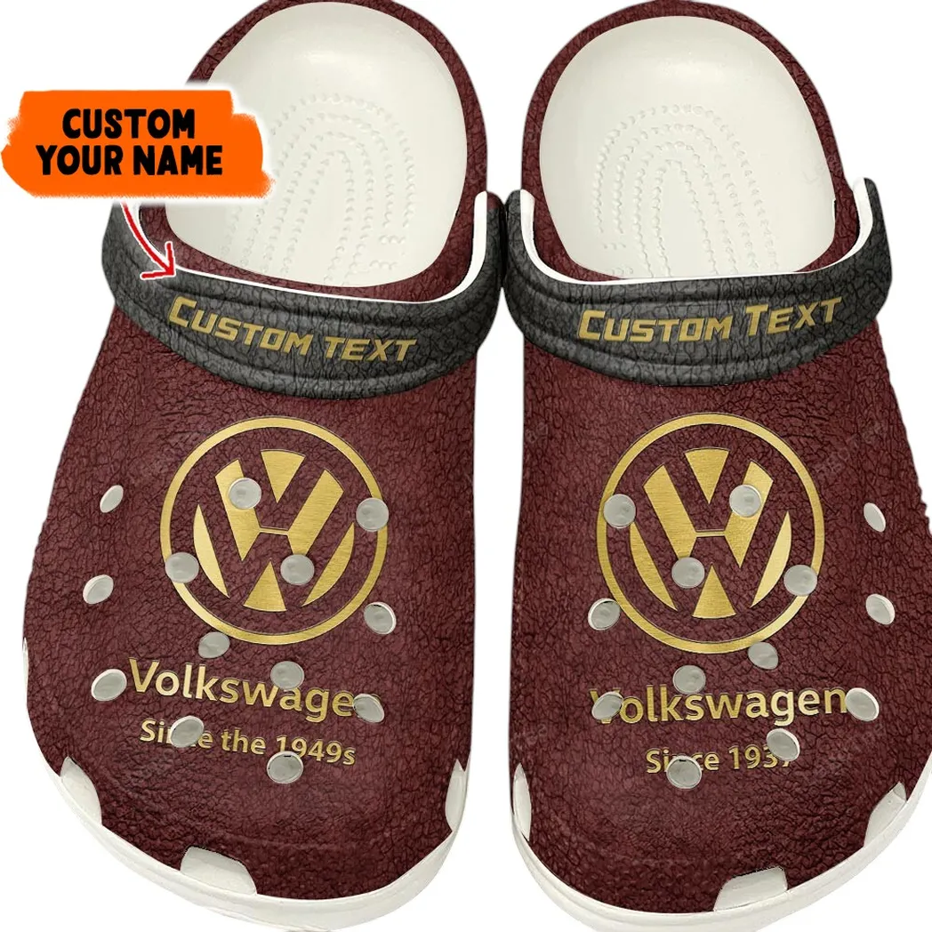 Personalized Family Car Design Clog, Full Print Slip-On Footwear Gift for Car Lovers CAR141 - Red
