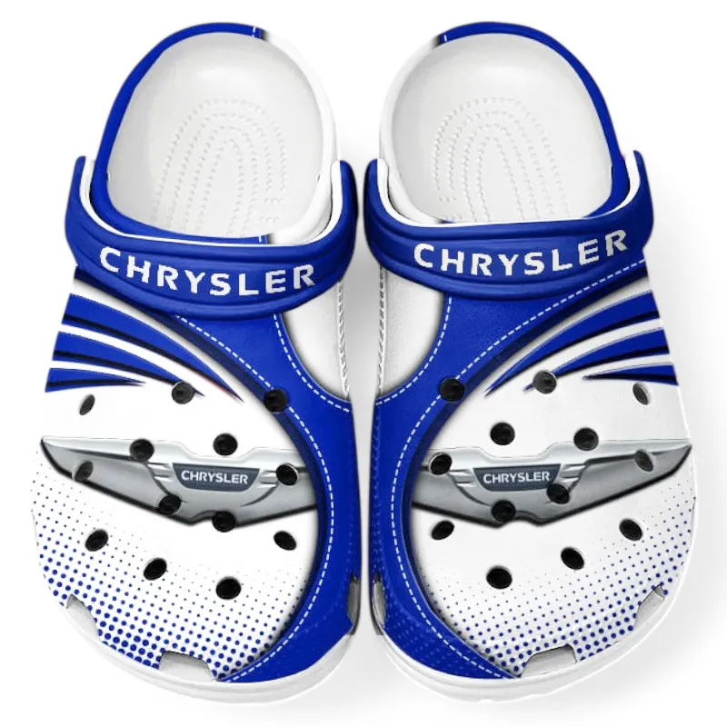 Personalized Family Car Design Clog, Full Print Slip-On Footwear Gift for Car Lovers CAR181 - Blue