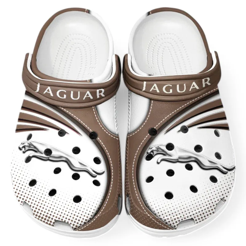 Personalized High-End Sedan Design Clog, Full Print Slip-On Footwear Gift for Car Lovers CAR181 - Brown