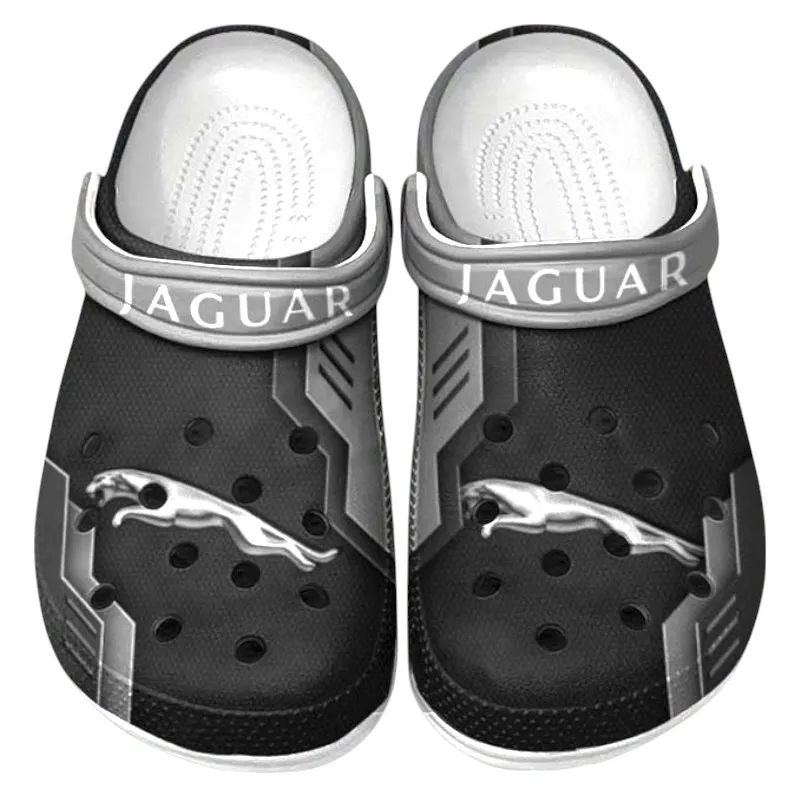 Personalized High-End Sedan Design Clog, Full Print Slip-On Footwear Gift for Car Lovers CAR185 - Gray