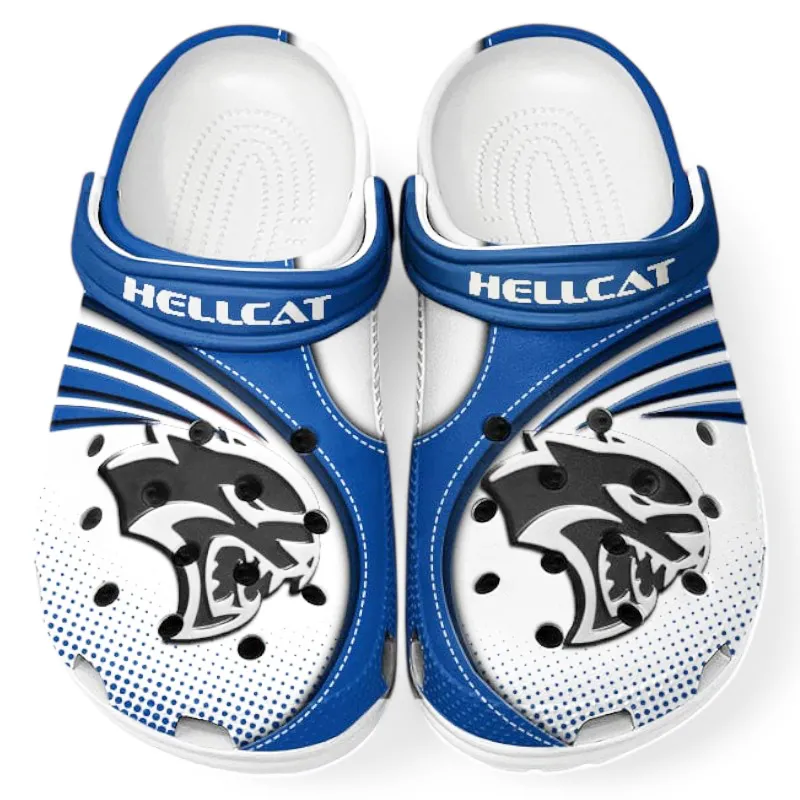 Personalized Performance Coupe Design Clog, Full Print Slip-On Footwear Gift for Car Lovers CAR181 - Blue