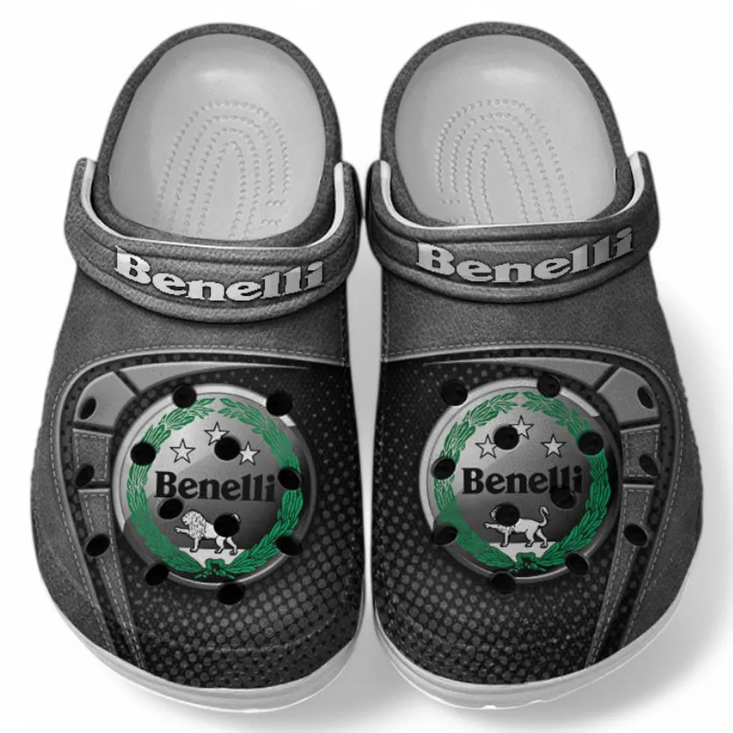 Personalized Performance Motorbike Design Clog, Full Print Slip-On Footwear Gift for Car Lovers CAR183 - Gray