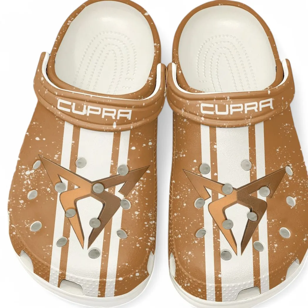 Personalized Racing-Inspired Car Design Clog, Full Print Slip-On Footwear Gift for Car Lovers CAR620 - White