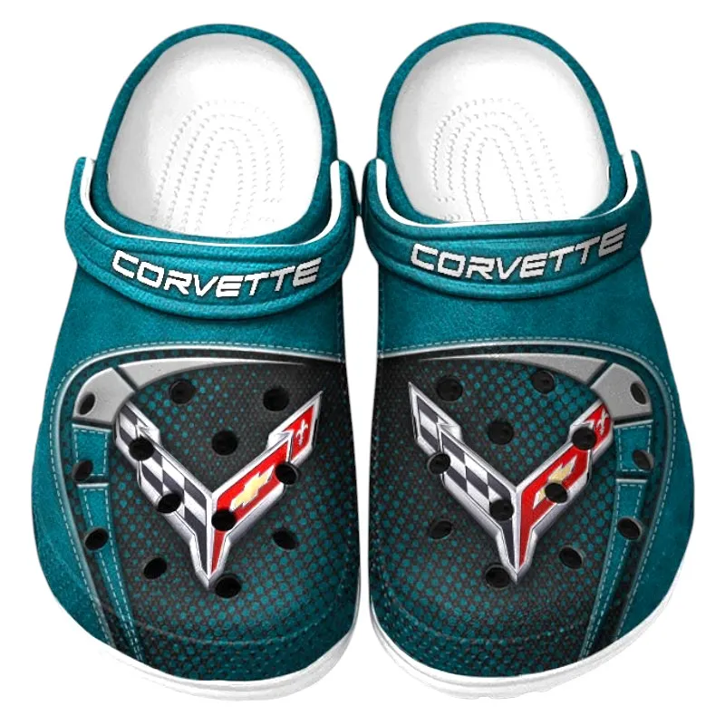 Personalized Reliable Family Car Design Clog, Full Print Slip-On Footwear Gift for Car Lovers CAR177 - Cyan