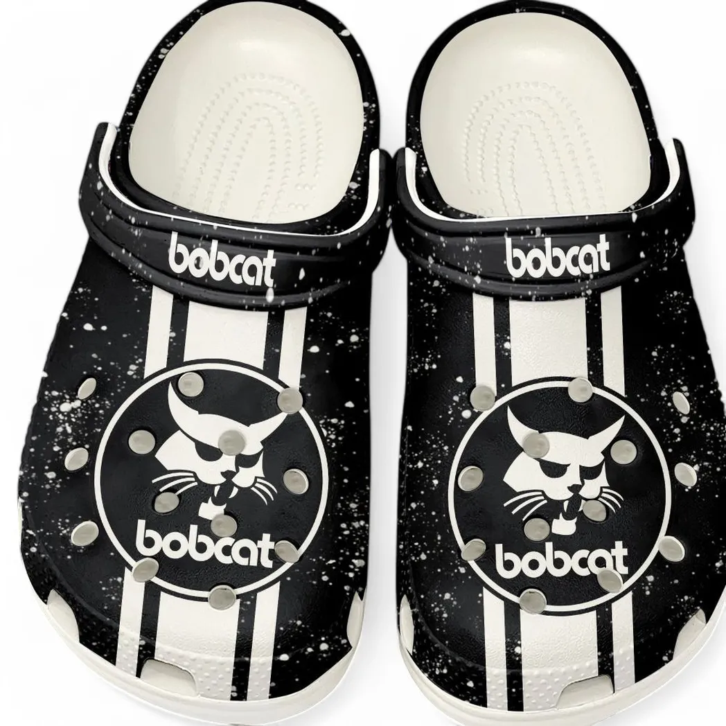 Personalized Skid Steer Machine Design Clog, Full Print Slip-On Footwear Gift for Car Lovers CAR620 - White