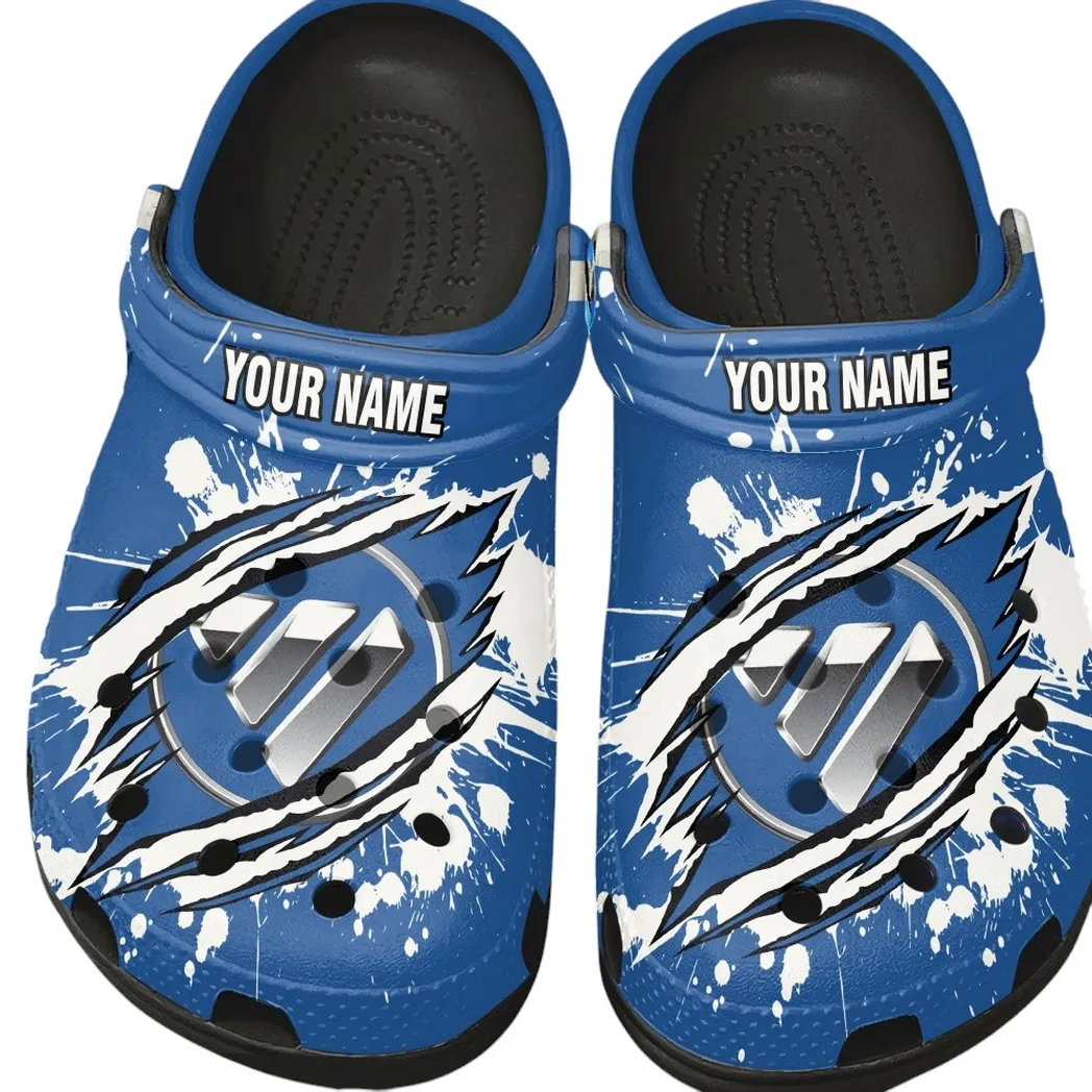 Personalized Speed Machine Design Clog, Full Print Slip-On Footwear Gift for Car Lovers CAR153 - Black