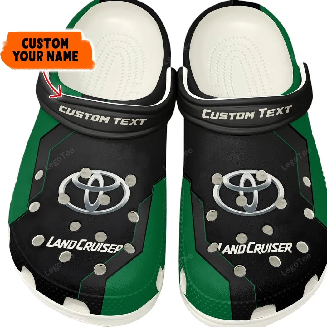 Personalized Trail Explorer Design Clog, Full Print Slip-On Footwear Gift for Car Lovers CAR140 - Green