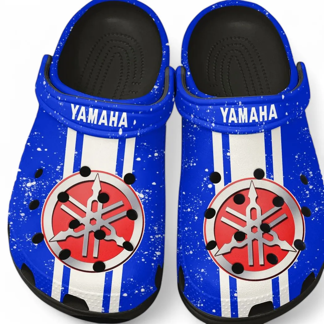 Personalized Two-Wheeler Design Clog, Full Print Slip-On Footwear Gift for Car Lovers CAR620 - Black