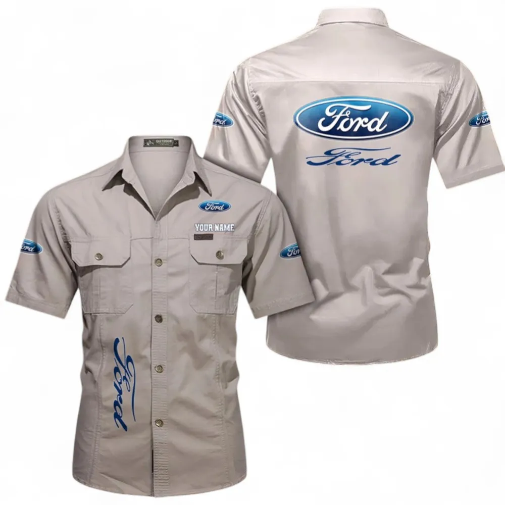 Pickup Legend Classic Short Sleeve Shirt, Custom Name CAR392 - Beige