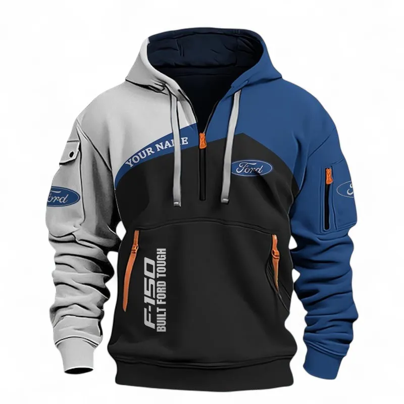 Pickup Truck Hoodie Half Zip 3D, Adventure-Ready Streetwear For Car Lovers CAR397