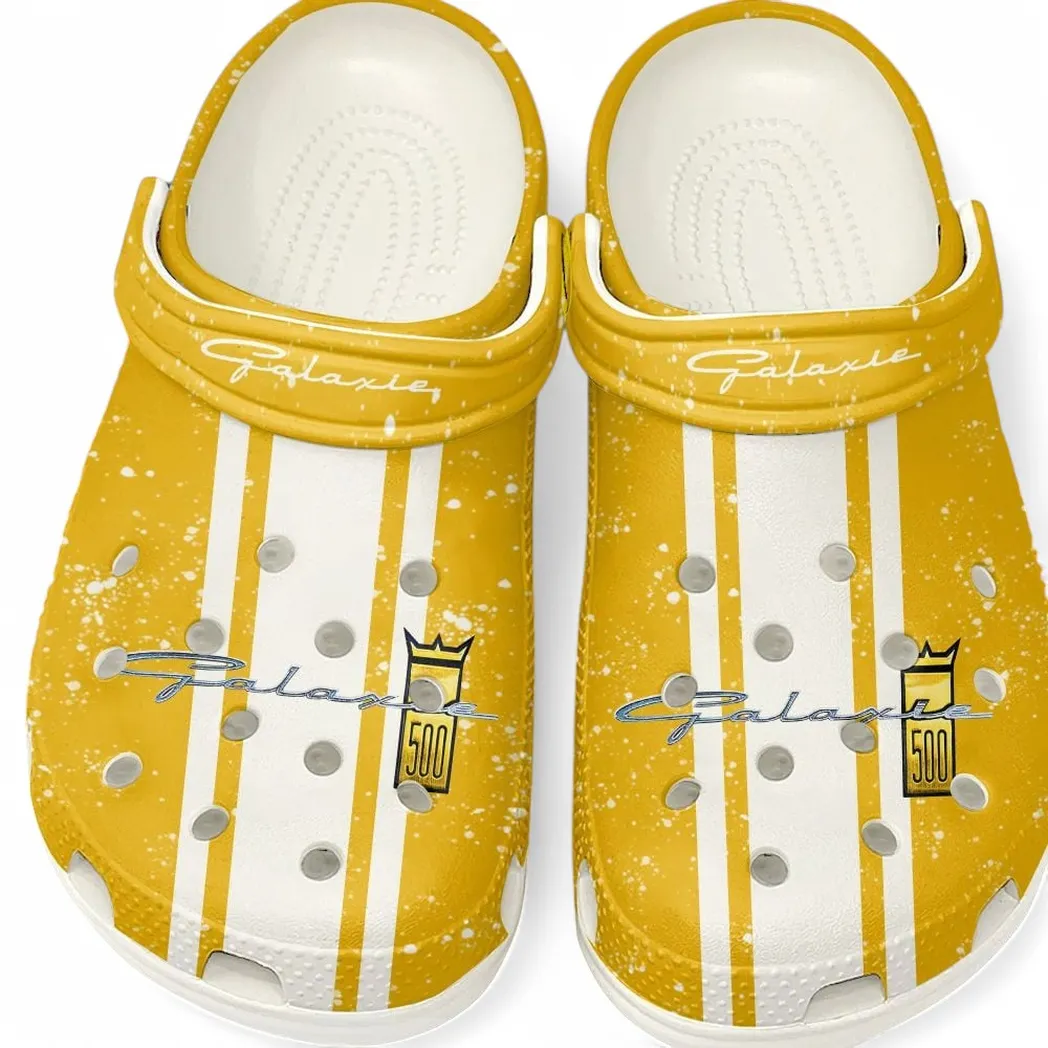 Pickup Truck Lover’s All Over Print Clog, Slip-On Shoes for Daily Comfort and Garage Style CAR620 - White
