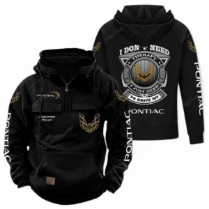 Street Racer Coupe Tactical Quarter Zip Hoodie, Exclusive Logo Hoodie For Car Enthusiasts CAR106 - Black