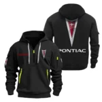 Hoodie Half Zipper Exclusive Logo Gift For Old-School Automobile Enthusiasts CAR200 - Black