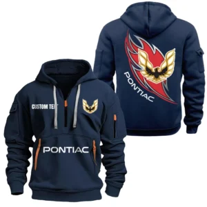 Collectible Vehicle Hoodie Half Zipper, All Over Print Hoodie Gift For Collectible Vehicle Enthusiasts CAR170 - Navy