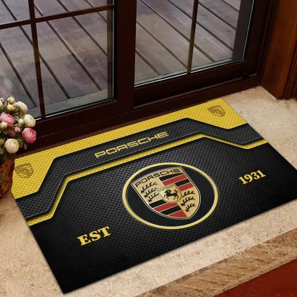 Track Day Machine Doormat, Automotive Logo Style Floor Mat CAR162 - Image 2