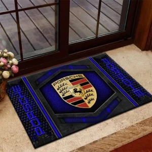 Track Day Machine Doormat, All Over Print Doormat For Car Lovers CAR135 - Blue