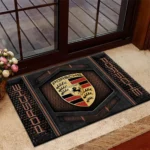 Track Day Machine Doormat, Durable Auto-Inspired Rug for Garage or Home Entry CAR135 - Brown