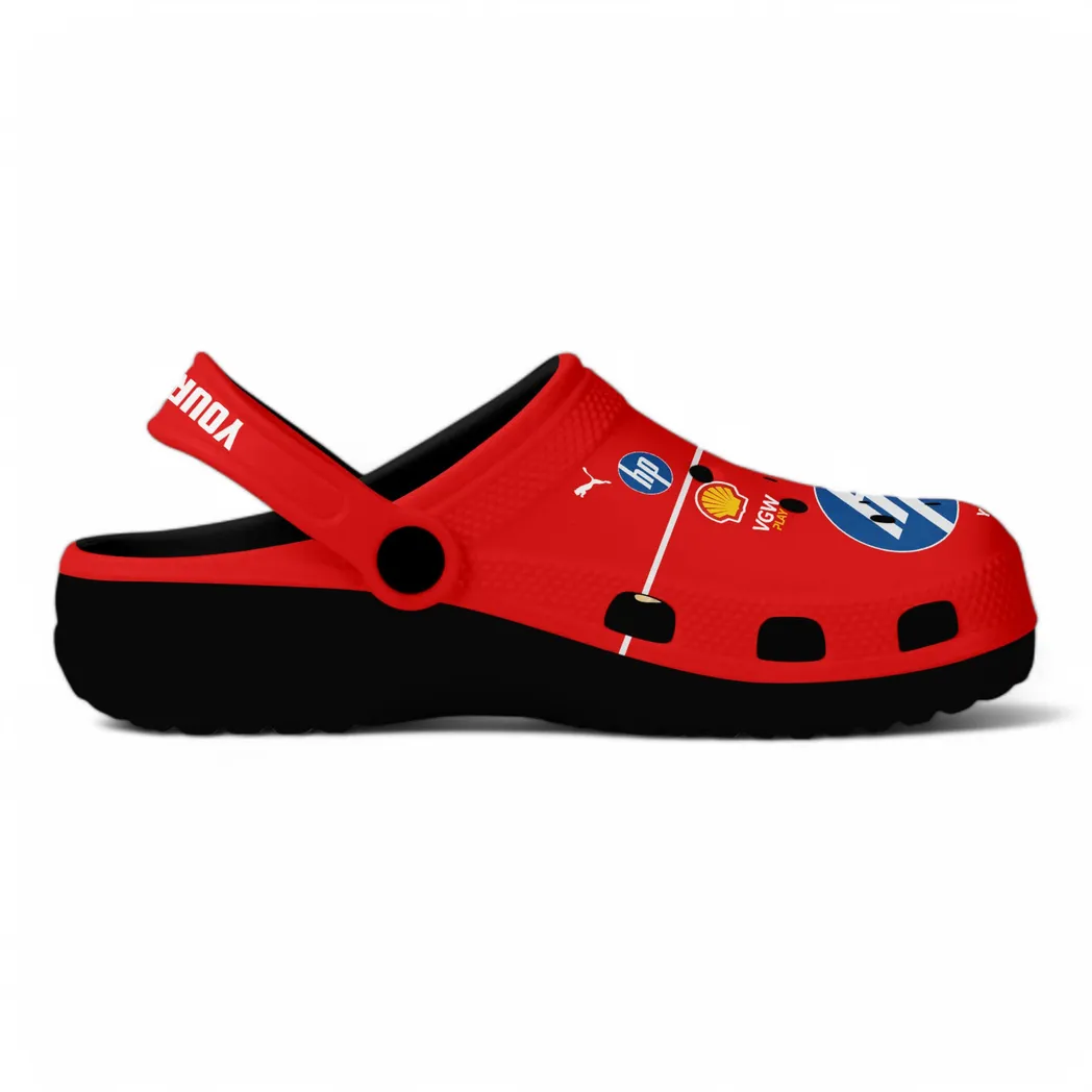 Precision Engineered Car Lover’s All Over Print Clog, Slip-On Shoes for Daily Comfort and Garage Style CAR417 - Black - Image 2