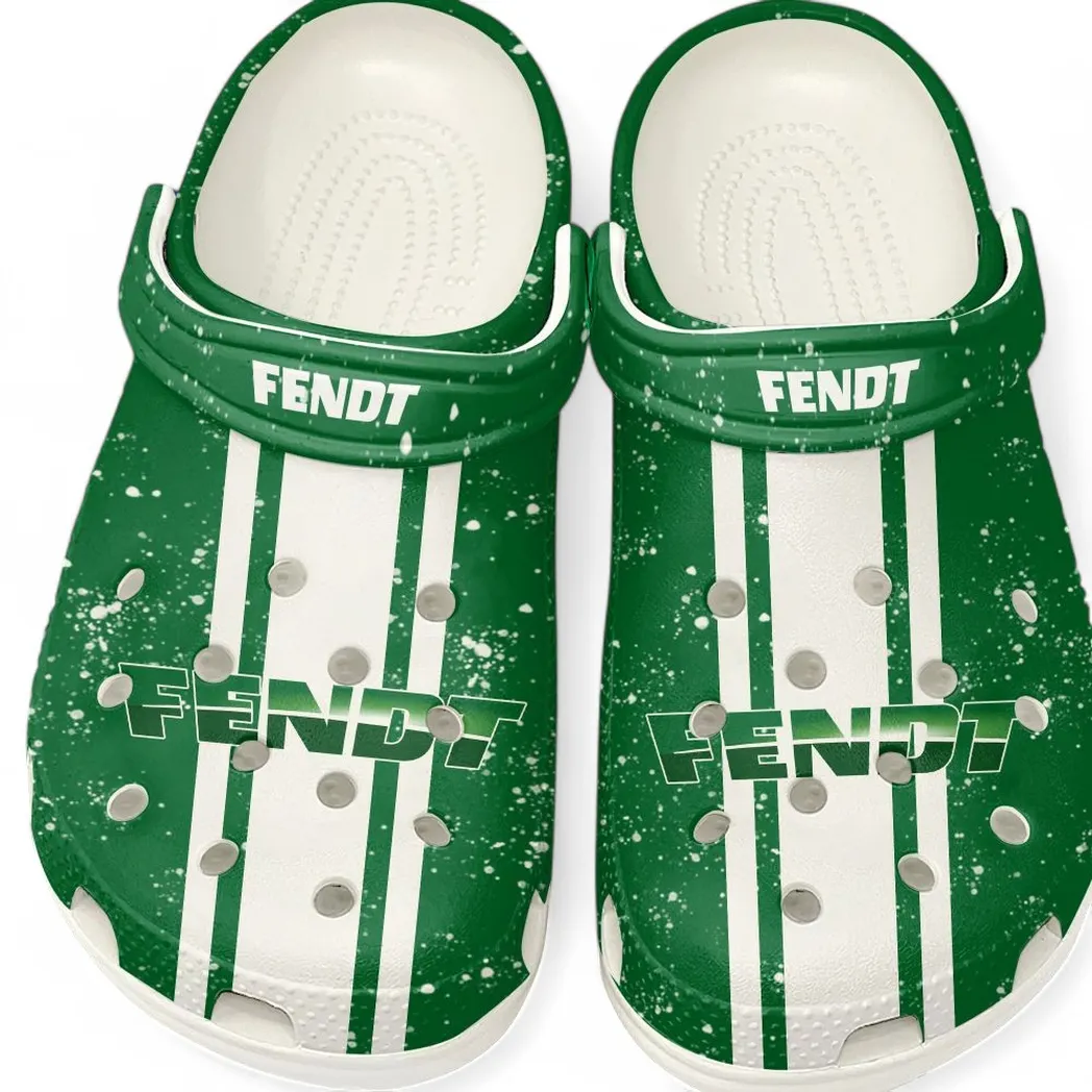 Precision Farming Tractor Culture Clog, Stylish All Over Print Lightweight Shoes for Auto Fans and Streetwear Style CAR620 - White